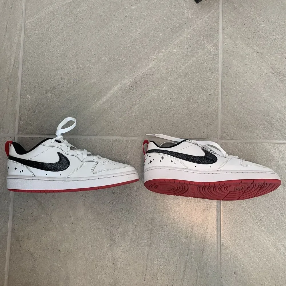 Nike Court Borough Low 2 SE GS 'White Very Berry'  Kids Shoes Size 7Y